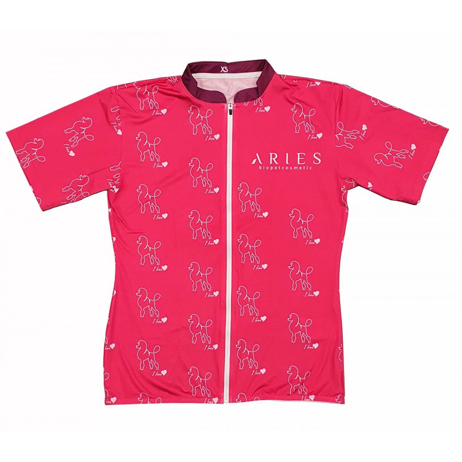 I Love Cyclamen (small poodles) - Álló galléral