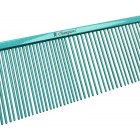 Prémium glitter fésű 50/50 fogsűrűség, szögletes profil, 22cm hossz, 3,5cm foghosszúság