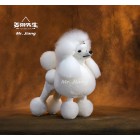Poodle Model Dog | Whole Body Dog Wig Continental - White (Csak szőr)
