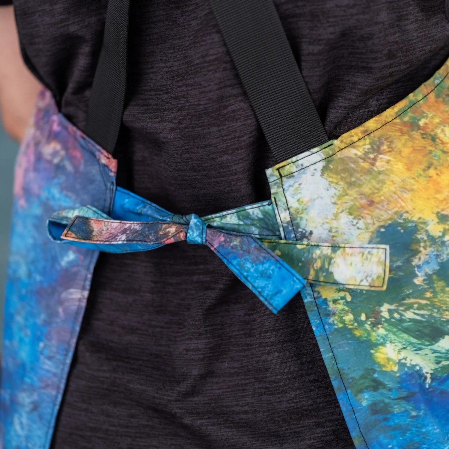 Vízálló kutyakozmetikai kötény - narancssárga Vízálló kutyakozmetikai kötény - narancssárga