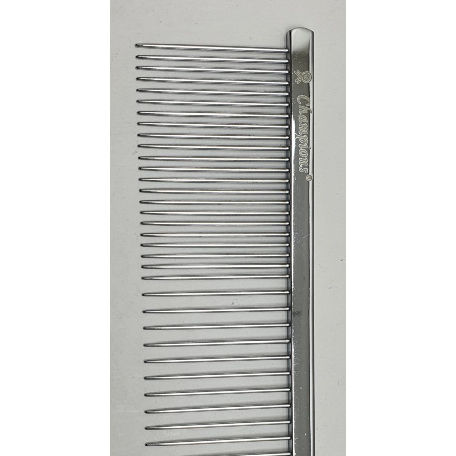 Fém fésű 80/20 fogsűrűség, szögletes profil, hossz 24,4 cm, foghosszúság 3,6 cm (KH)