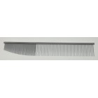 Fém, félhold fésű 80/20 fogsűrűség, ovális profil, hossz 22 cm (KH)