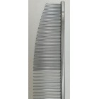 Fém, félhold fésű 80/20 fogsűrűség, ovális profil, hossz 22 cm (KH)