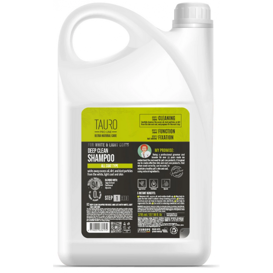 Deep Clean Shampoo for White and Light Coats | 3,8L