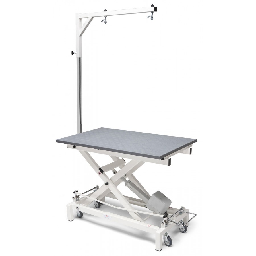 Stabilo Compact Elektromos asztal kerékkel | 100 x 60 cm
